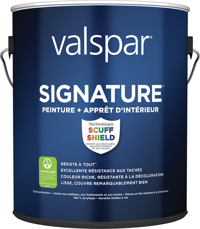 Gallon Valspar signature